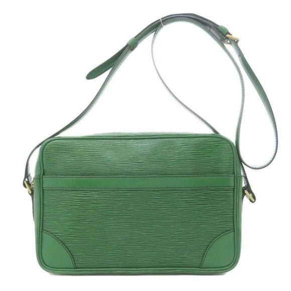 Louis Vuitton Trocadero Shoulder Bag Broneo Green Leather Epi MI9002 - Picture 1 of 9